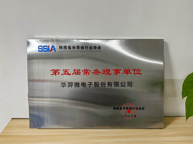 陜西省半導(dǎo)體行業(yè)協(xié)會(huì)第五屆常務(wù)理事單位
